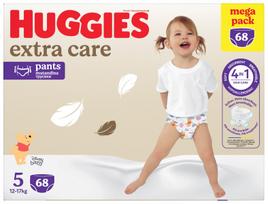 HUGGIES sauskelnės-kelnaitės EXTRA CARE, Box, 68 vnt., 5 dydis, 12-17 kg., 2668771