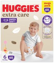 HUGGIES sauskelnės-kelnaitės EXTRA CARE, Box, 60 vnt., 6 dydis, 15-25 kg., 2668781