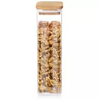 Kvadratinis stiklinis maisto indas 600 ml