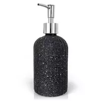 Skysto muilo dozatorius stiklinis pilkas 450 ml