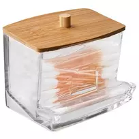 Kosmetinių vatos tamponų dėžutė 7 x 9 x 7,5 cm
