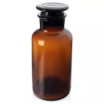 Stiklinis butelis su kamščiu 500 ml