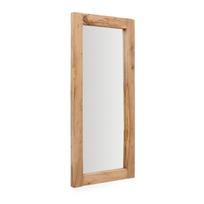 Sieninis veidrodis su medžio masyvo rėmu 80x180 cm Maden – Kave Home