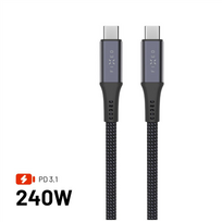 Kabelis FIXED  USB-C/USB-C, 1,2m, USB4 gen2 20Gbps, 4K 60Hz, 240W, gray