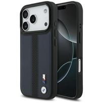 BMW M Perforated Stripe Logo MagSafe Case for iPhone 17 Pro - Navy Blue