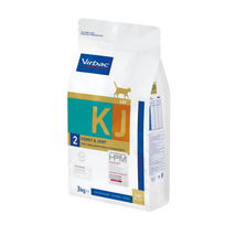 Virbac HPM KJ2 Kidney & Joint sausas pašaras katėms, 3 kg