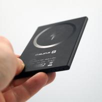 Atsarginis maitinimo šaltinis ("Power Bank") Evelatus Evelatus 3000mAh itin plonas išorinis akumuliatorius su belaidžiu įkrovimu EVEP03PBSSB, juodas