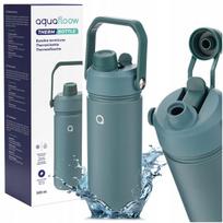 "AquaFloow" termo butelis 500 ml arbatos ir kavos termosas 2 antgaliai plienas