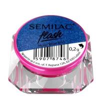 Blizgučiai nagų dailei Semilac, Flash 691 Holo Blue, 0.2 g