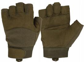 Kariuomenės taktinės pirštinės be pirštų Mil-Tec Army, olive