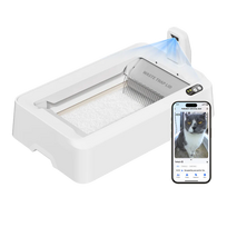 Automatinis kačių tualetas su kamera PETKIT Purobot Crystal Duo Balta