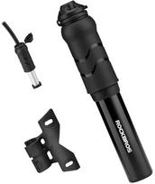 Rockbros 810PCS-HP mini rankinis dviračio siurblys su Presta ir Schrader žarna - Juodas