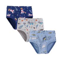 Pure Cotton Boys' Dinosaur Underwear - Toddler & Child Cartoon Shorts 150 cm