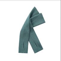 Merginų megztos baleto kojinės - Šiltos vilnonės šokių kojų apdangalai ir treniruočių kelių apsaugos One Size (40cm) pupelių žalia spalva