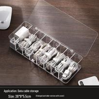 Cross-Border Dustproof 8-Grid Cable Management Box Large 8-Grid
