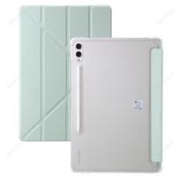 Magnetinis Y formos dėklas, skirtas Samsung Galaxy Tab S10 FE+ 131'' 10.9'' A11/S11/S10/S9/S8/S7Plus 12.4'' 11'' Samsung S9+/S9 FE S10 FE (10.9 inches) šviesiai žalios spalvos