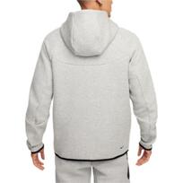 Nike Tech Fleece su užtrauktuku Windrunner gobtuvas Tamsiai pilkas melange/Juodas Vyriškas viršutinis drabužis HV0949-063 XXL