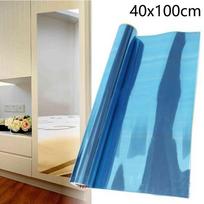 Atspindinti veidrodinė plytelė Sienų lipdukas Lipnus Miegamojo dekoras Klijuojamas menas 40*100CM