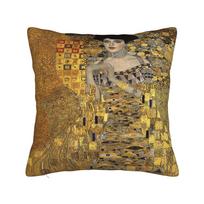 Bučinys Gustav Klimt Spausdinama pagalvės užvalkalas Pagalvės užvalkalas Pagalvių užvalkalai Y2K Sėdimos vietos dekoras Užtrauktukas Įvairūs dydžiai 12x12in 30X30cm
