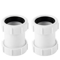 40mm PVC tiesus vamzdžio jungiklis Polipropileno žarnos sujungimo mova Prailginimo jungiamoji detalė Kriauklės, dušo, vonios dalių rinkinys