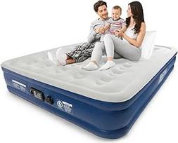 "Active Era Premium Air Bed" pripučiamas čiužinys 2 asmenims, savaime pripučiamas čiužinys su įmontuota elektrine pompa ir atramine sistema, pripučiamas čiužinys stovyklavimui, kelionėms, svečių lovai - 203 x 152 x 33 cm