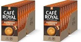 "Café Royal Espresso Forte" - Nespresso suderinamos kavos kapsulės, 100 % arabica, pilnavidurė, vidutinio skrudinimo, intensyvumas 9/12, 100 kapsulių (2 pakuotės)