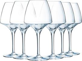"Chef & Sommelier Open Up" 32 cl vyno taurė - 6 vnt. - Pagaminta iš "Krysta Crystal" stiklo - sustiprinta pakuotė - blizgesys, skaidrumas ir didelis atsparumas