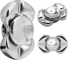 "Fidget Toys" žaislai suaugusiesiems, EDC Push Slider Card, magnetinis dekompresinis žaislas, minimalistinis modernus dizainas, metalinis sensorinis žaislas ADHD autizmui, biuro žaislas