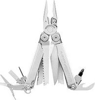 "Leatherman 2H Wave+" daugiafunkcinis įrankis "18-in-1" - aukštos kokybės nerūdijančio plieno įrankis su ašmenimis, replėmis ir vielos kirpimo įrankiais - stovyklavimo reikmenys - nerūdijantis plienas su nailoniniu dėklu