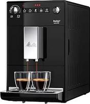 "Melitta Purista F 230-102" visiškai automatinis kavos aparatas su "Whisper-Quiet" kūginiu malūnėliu, kavos aparatas, juodas