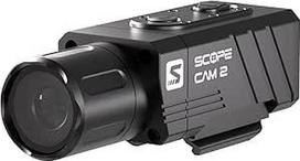 "RunCam ScopeCam 2S Airsoft" veiksmo kamera, 210 min. baterijos veikimo laikas, išankstinis fotografavimas, "Wi-Fi" programėlės valdymas, IP64 metalinis korpusas, skirtas airsoftui, sportui, laukinei gamtai, lauko filmams (vidutinio priartinimo kamera (25