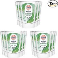 "Sagrotan No-Touch Aloe Vera Refill" - automatiniam muilo dozatoriui - 5 x 250 ml rankų muilo (3 vnt.)