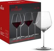 "Spiegelau Hi-Lite" raudonojo vyno taurės 734 ml, 4 vnt., 1750470, bordo spalvos krištolo stiklas, vyno taurės, raudonojo vyno taurės, galima plauti indaplovėje