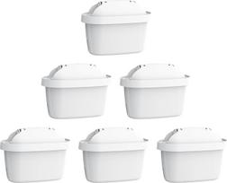"Waterdrop" vandens filtro kasetės, pakaitinis filtras "Brita All-in-1", "Maxtra+", suderinamas su "Brita" ąsočiu, TÜV SÜD, NSF sertifikuotas, 6 vnt.