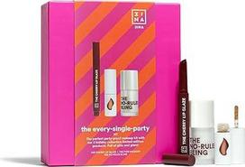 3INA MAKEUP - "The Every-Single-Party" - makiažo rinkinys - "The Cherry Lip Glaze" + "The Fyre Shadow" + "The No-Rules Bling Highlighter" - lūpų dažai + akių šešėliai + ryškintuvas - veganiškas - be žiauraus elgesio