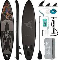 FEATH-R-LITE Aufblasbare Stand Up Paddle Boards Multifunktionale Paddleboard Mit Handpumpe, Sup Rucksack, Leine, Einstellbares Paddel, Für Erwachsene, Aller Fertigkeitsstufen