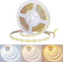 JOYLIT COB CCT LED juosta IP65 atspari vandeniui 24V 5M 640LEDs/M CRI 92+ 10000LM itin ryški, CE UL PRO Dimmable 2700-6000K White Tunable 90W Self-Adhesive Light Strip for Commerce, Household