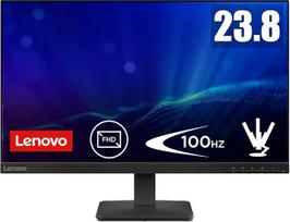 Lenovo L24-4e | 23,8 colių "Full HD WLED" monitorius | 1920 x 1080 | 16:9 | 100 Hz | 4 ms atsako laikas | IPS skydelis | HDMI | VGA jungtis | Nuo atspindžių | Raven Black | 3 kg