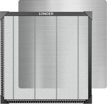 LONGER Honeycomb stalviršis 400 x 400 mm - aliuminio korio formos stalas CO2 / lazerio diodų graviravimo ir pjaustymo mašinoms - greitas šilumos išsklaidymas ir pagrindo apsauga