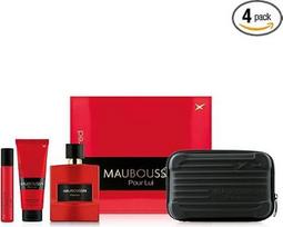 Mauboussin - Prestige 2024 Pour Lui In Red: Eau de Parfum 100 ml, dušo želė 75 ml, kelioninis purškiklis 20 ml ir krepšys per petį