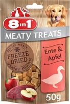 Mėsos skanėstai "8-in-1", liofilizuoti skanėstai šunims, be grūdų ir cukraus (1 maišelis, 50 g)