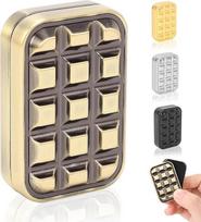 Metalinis pokeris Push Card Streso malšinimo žaislas Nešiojamas streso malšinimo žaislas EDC Fidget Toys ADHD autizmas Sensorinis žaislas