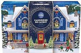 NIVEA - Moteriškas advento kalendorius 2025 Edition - grožio dovanų rinkinys - veido, kūno ir lūpų priežiūra + priedai - 24 netikėti langai - 1 vnt.