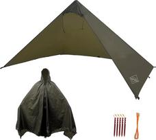 Onewind Survival Shelter, ultralengva avarinė išgyvenimo pastogė, atspari lietui ir vėjui, skirta stovyklavimui, žygiams pėsčiomis ir kelionėms su kuprine