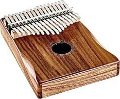 Ortega Guitars Kalimba C Major Acoustic - Percussion Series - Nykščinis pianinas su 17 liežuvėlių - su priedais - Acacia, Natural (OKB1)