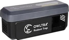 OWLTRA OW-17,8 cm lauko elektrinė graužikų gaudyklė, akimirksniu užmušanti peles ir žiurkes, su vandeniui atspariu dangčiu, garso ir šviesos signalu, baterijomis arba USB maitinimo šaltiniu, atspari vandeniui IPX4, juoda