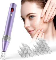QUELLE Dermapen Electric E99 Profesionalus dermatologinis rašiklis su LCD ekranu ir 5 lygiais, įskaitant 16 kasečių