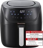 Russell Hobbs SatisFry 27170-56 Karšto oro keptuvė XXL 8L Rapid AirFryer Kompaktiškas korpusas 7 kepimo funkcijos 10 programų Galima plauti indaplovėje Maksimali 220 °C Keptuvė be aliejaus, kepimui ant grotelių, kepimui, skrudinimui
