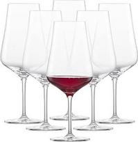 SCHOTT ZWIESEL Bordo raudonojo vyno taurės "Fine" (6 vnt.), stilingos Bordo taurės raudonajam vynui, pagamintos Vokietijoje, Tritano krištolo taurės, kurias galima plauti indaplovėje (gaminio Nr. 113767)