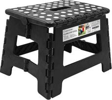 Sulankstoma taburetė, iki 150 kg, 30 x 22 x 23 cm, nešiojama, neslystanti, taupanti vietą taburetė